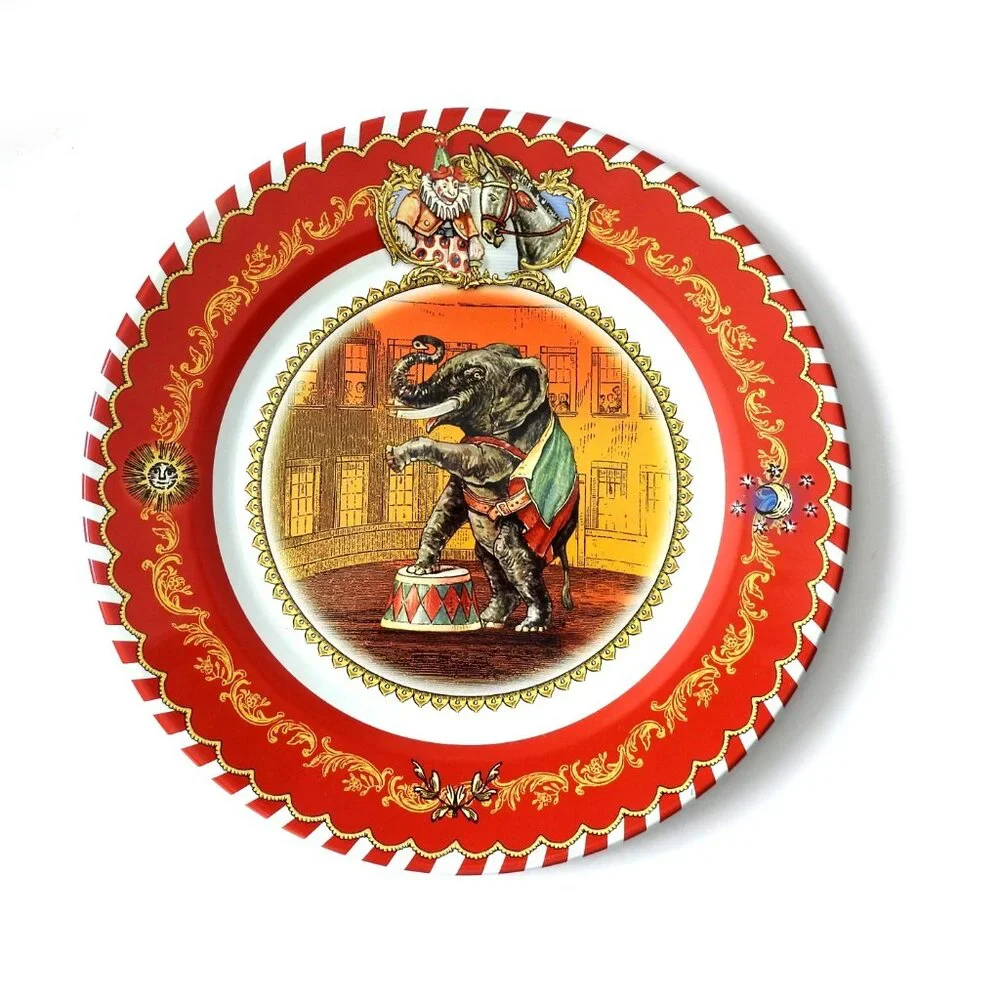 2006 Restoration Hardware Tin Plate Circus Elephant Like New